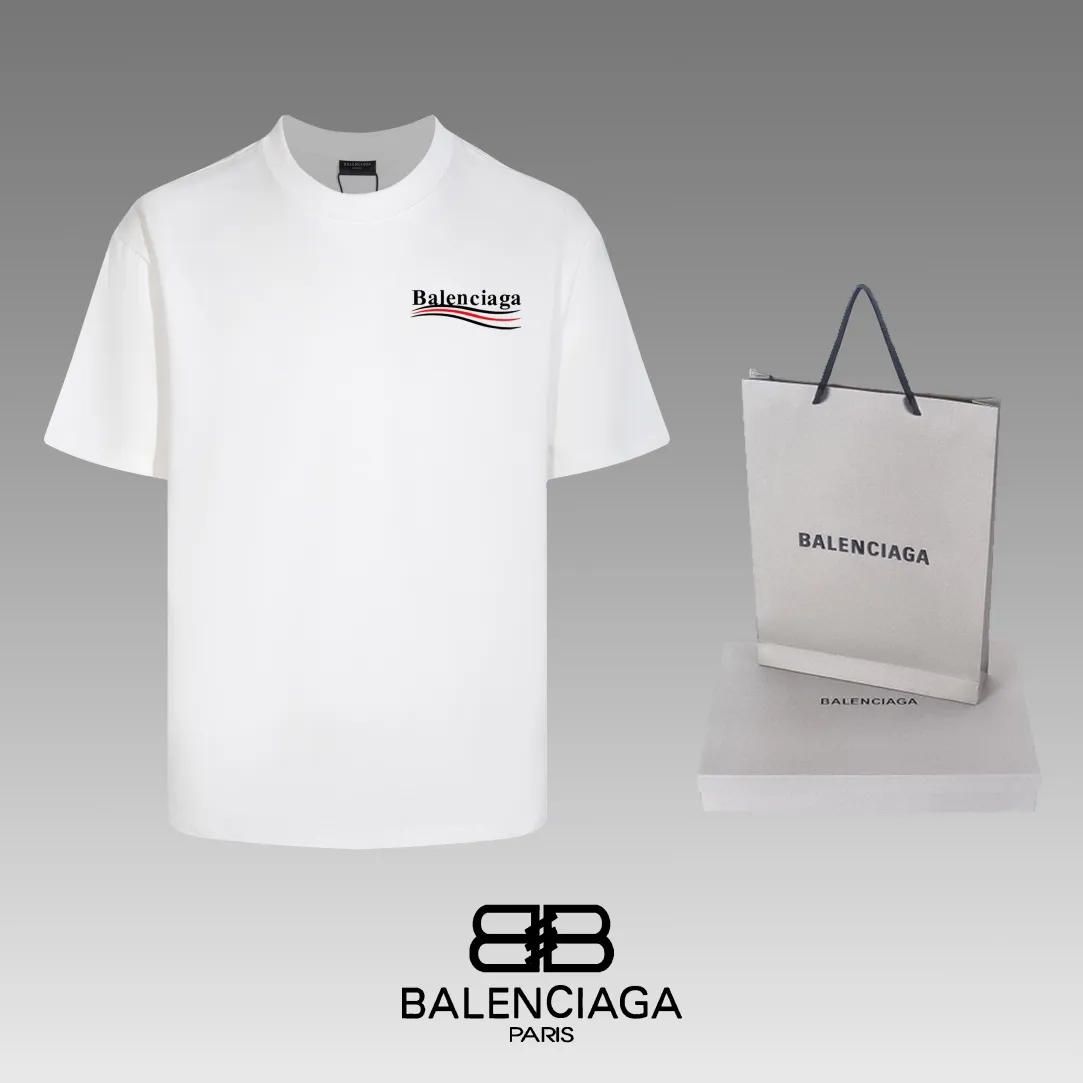 #「 Quality」 《BALENCIAGA 》24SS Classic T Quality - 2 - os 220 -26 280g - 320g - Quality ：Black White Size: XS-S-M-L